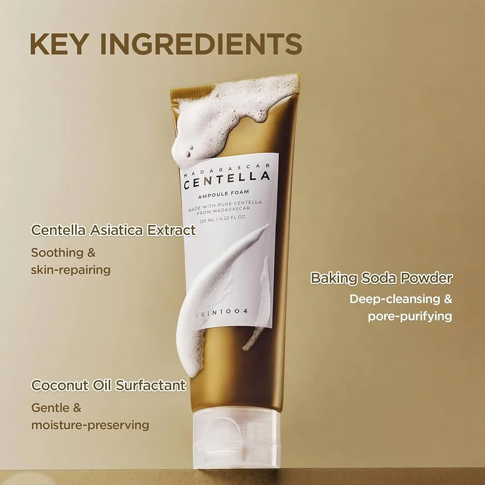 SKIN1004 Madagascar Centella Ampoule Foam Low PH Cleanser 125ml