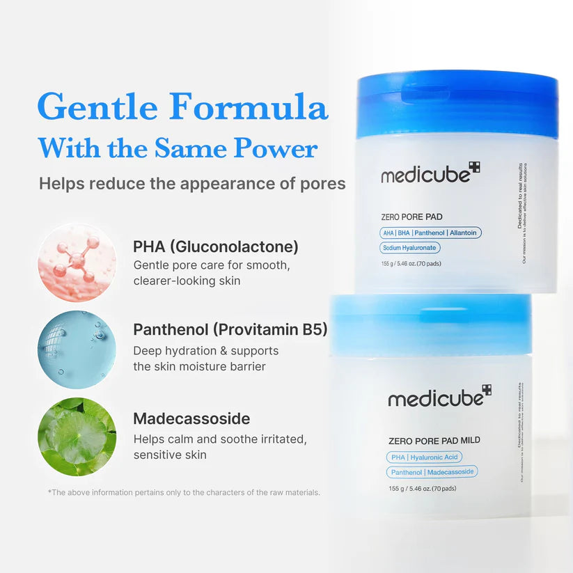 Medicube Zero Pore Pad Mild 70 Pad